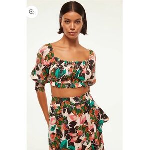 MISA Los Angeles Florian Top in Las Palmas Medium‎ NWT MSRP $230